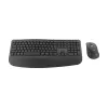 Logitech Signature Comfort Plus Combo MK880 for Business - Tastatur- und Maus-Set - Full Size - mit LED-Akkuanzeige - Kabellos - USB-C, Bluetooth LE - QWERTZ - Deutsch - Graphit