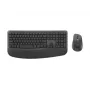 Logitech Signature Comfort Plus Combo MK880 for Business - Tastatur- und Maus-Set - Full Size - mit LED-Akkuanzeige - Kabellos - USB-C, Bluetooth LE - QWERTZ - Deutsch - Graphit