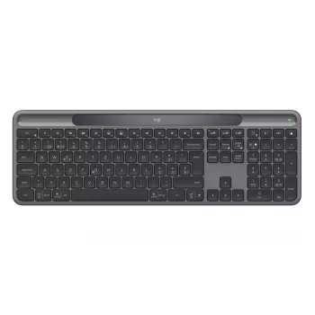 Logitech Signature Slim Solar+ K980 Kabellose Tastatur Graphit Swiss Layout 920-013756