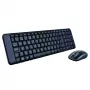 Logitech Wireless Combo MK220 - 2.4 GHz Wireless Keyboard & Mouse Set, Schwarz
