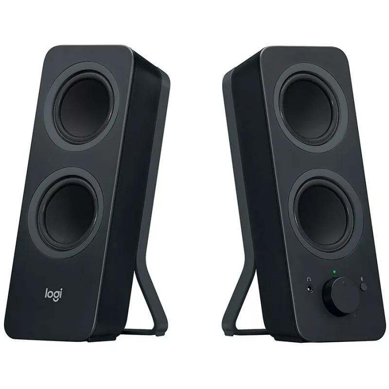 Logitech Z207 2.0 Bluetooth-Lautsprechersystem für PC, 5W RMS, Schwarz
