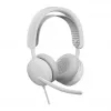 Logitech Zone Wired 2 On-Ear USB-C Headset mit Geräuschunterdrückendem Bügelmikrofon, Off-White