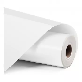 LOKLiK Permanent haftende Vinylrolle Mattweiß 30,5 cm x 180 cm (12 inch x 6 ft) für Schneideplotter