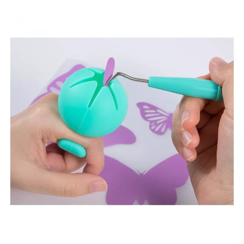 LOKLiK Weeding Tools Bundle SG-GJ-0016-US-L-B2B - 4-teiliges Set in Metallic-Türkis für Vinyl
