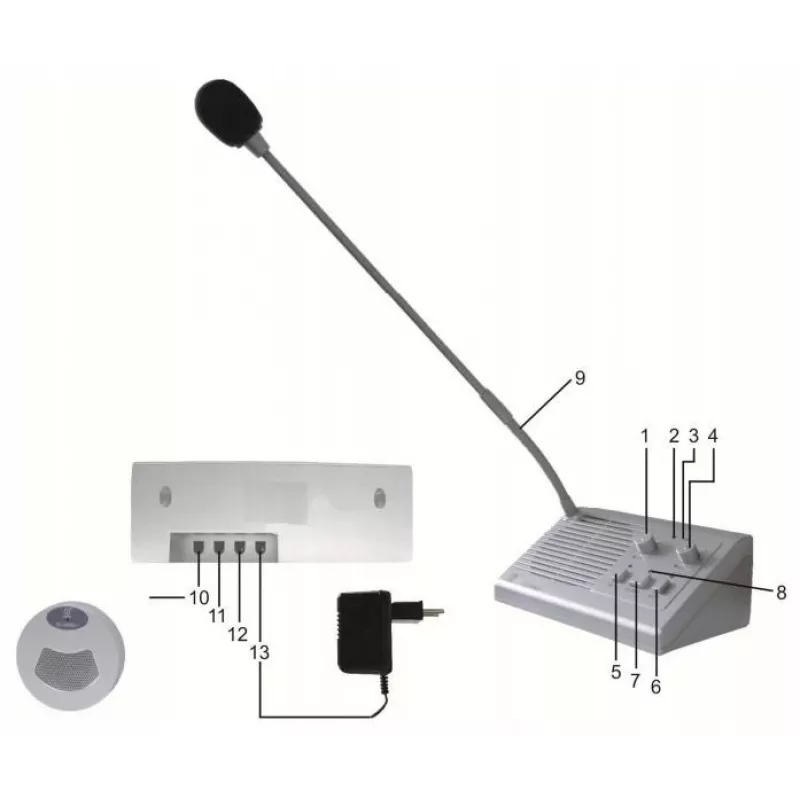 LONBON SD-2006DL+ Vollduplex-Kassen-Gegensprechanlage