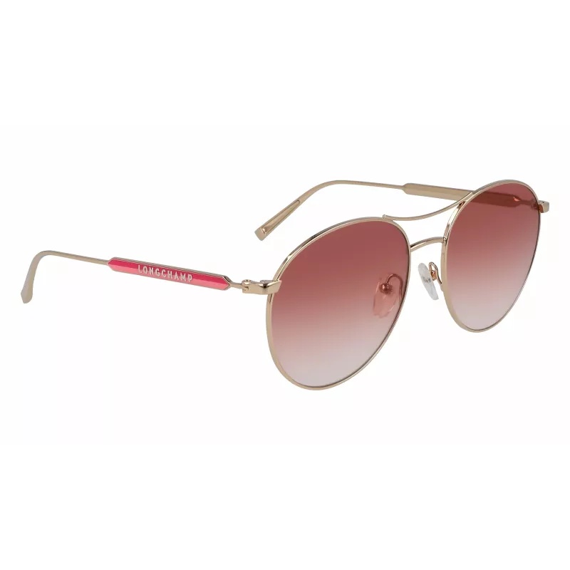 Longchamp LO133S-59770 Damen-Sonnenbrille Butterfly, Havanna-Rahmen, braune Gradientengläser, 59 mm