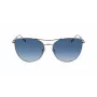 Longchamp LO134S-715 Damen-Sonnenbrille Goldfarbener Metallrahmen Butterfly-Form Braune Verlaufsgläser 58 mm