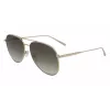 LONGCHAMP LO139S712 Damen Butterfly-Sonnenbrille - Schwarzer Rahmen, graue Gradientengläser 59mm