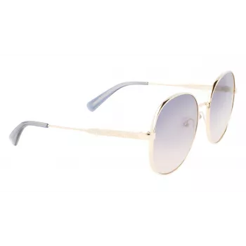 Longchamp LO161S-704 Damen-Sonnenbrille, Havanna-Rahmen, braune Gradientengläser, 59 mm