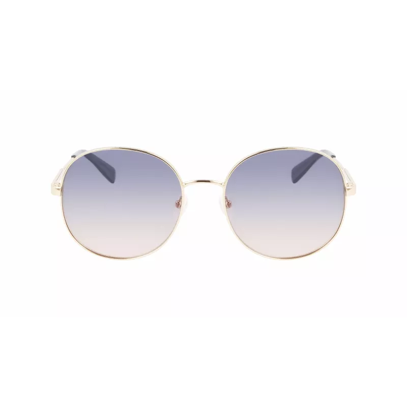 Longchamp LO161S-704 Damen-Sonnenbrille, Havanna-Rahmen, braune Gradientengläser, 59 mm