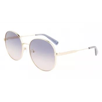 Longchamp LO161S-704 Damen-Sonnenbrille, Havanna-Rahmen, braune Gradientengläser, 59 mm