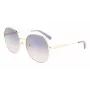 Longchamp LO161S-704 Damen-Sonnenbrille, Havanna-Rahmen, braune Gradientengläser, 59 mm