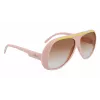 Longchamp LO664S-601 Damen-Sonnenbrille, Red Havana, Brown Gradient, 59 mm