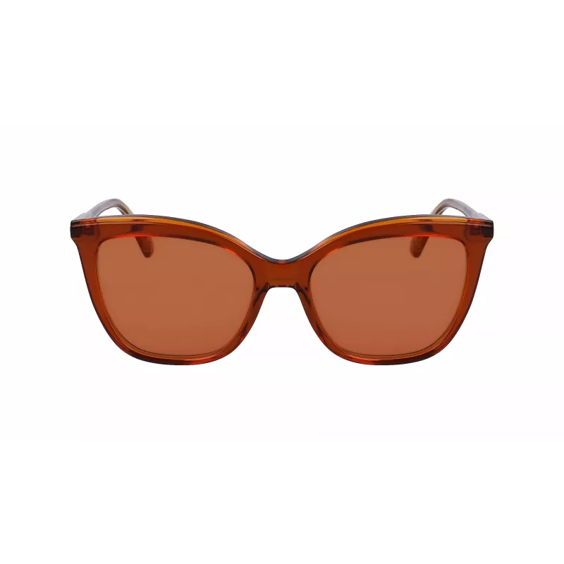 Longchamp LO729S Damen Cat-Eye-Sonnenbrille Havana Braun Gradient 55/17/140