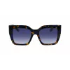 LONGCHAMP LO734S-430 Damen Geometrische Sonnenbrille Havana Acetat Verlauf Braun Glas 53mm