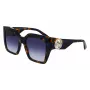 LONGCHAMP LO734S-430 Damen Geometrische Sonnenbrille Havana Acetat Verlauf Braun Glas 53mm