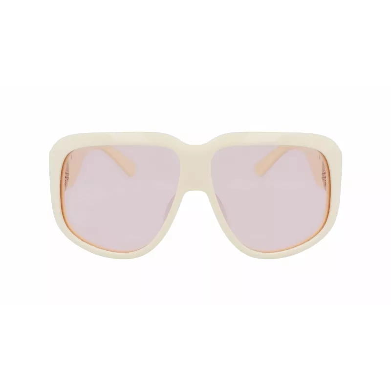 Longchamp LO736S-109 Damen übergroße eckige Sonnenbrille Havana Braun Verlauf
