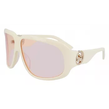Longchamp LO736S-109 Damen übergroße eckige Sonnenbrille Havana Braun Verlauf