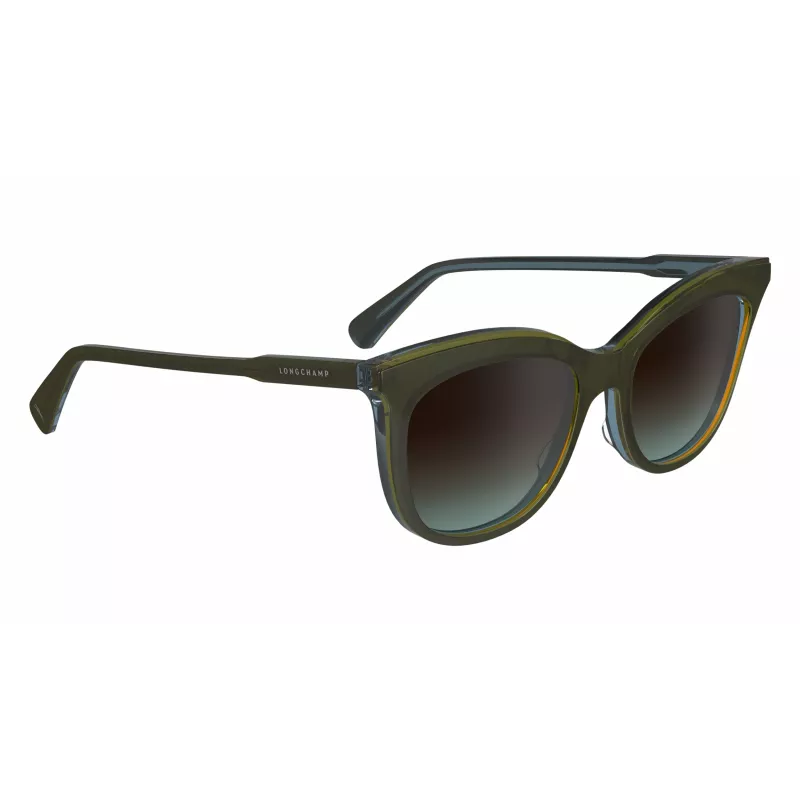 LONGCHAMP LO738S5318310 Damen Butterfly-Sonnenbrille Havana Braun 53mm