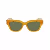 Longchamp LO745S-741 Damen-Sonnenbrille Havana Acetat Quadratisch 53mm