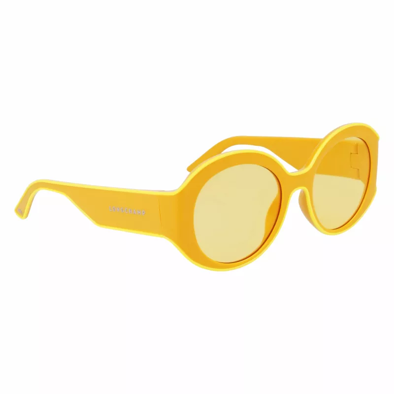 LONGCHAMP LO758S-741 Damen eckige Acetat-Sonnenbrille Havana Braun Gradient 53mm