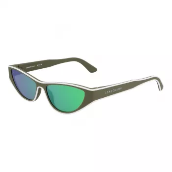 Longchamp LO761S5615318 Damen-Sonnenbrille Havanna Acetatrahmen Braune Verlaufsgläser 56/15/140 mm