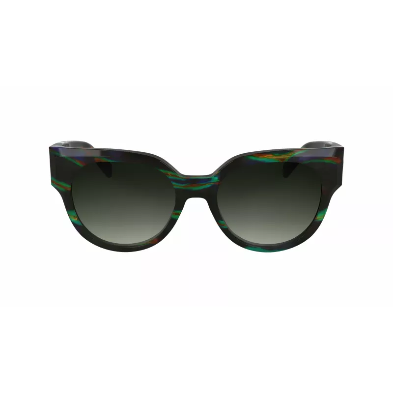 Longchamp LO779S-009 Damen-Sonnenbrille, Acetatrahmen, 53/19/140 mm, UV400-Schutz