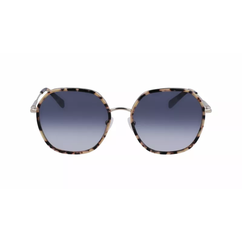 LONGCHAMP Damen Cat-Eye-Sonnenbrille LO163S-743 Havana Brown Gradient 58mm