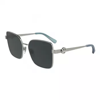 LONGCHAMP Damen Cat-Eye-Sonnenbrille LO181S5617044 - Havanna-Acetatrahmen, braune Verlaufsgläser, 56 mm