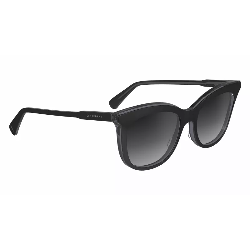 LONGCHAMP Damen Cat-Eye-Sonnenbrille LO738S5318018 - Havanna-Acetatrahmen mit braunem Verlaufsglas - 53/18/140 mm