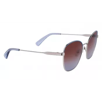Longchamp Damen LO164S-043 Havana Acetat Sonnenbrille, eckig (57/19/140 mm)