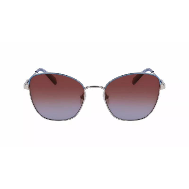 Longchamp Damen LO164S-043 Havana Acetat Sonnenbrille, eckig (57/19/140 mm)