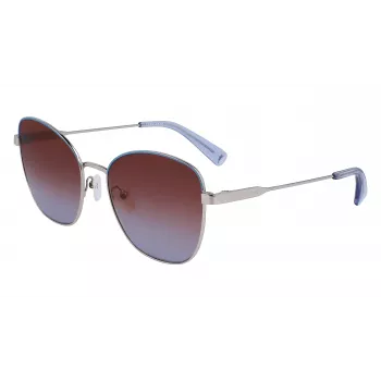 Longchamp Damen LO164S-043 Havana Acetat Sonnenbrille, eckig (57/19/140 mm)