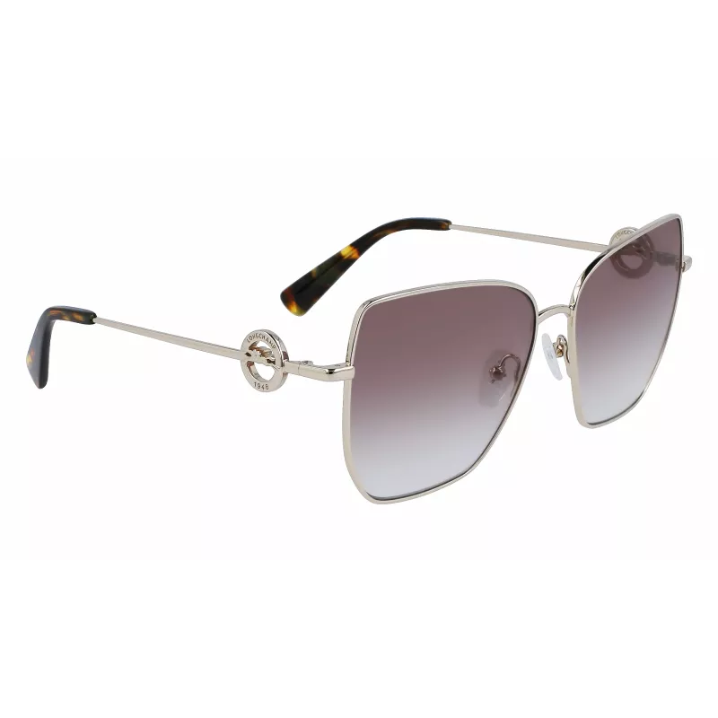 LONGCHAMP Damen LO169S5815724 Cat-Eye-Sonnenbrille Havana Braun Verlauf 58mm