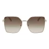 LONGCHAMP Damen LO173SN571570 Rechteckige Acetat-Sonnenbrille 57mm