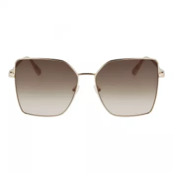 LONGCHAMP Damen LO173SN571570 Rechteckige Acetat-Sonnenbrille 57mm