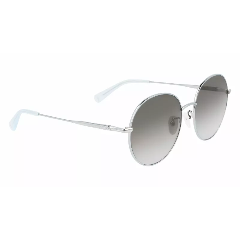 Longchamp Damen-Sonnenbrille LO157SA-452 - Blauer Rahmen, graue Verlaufsgläser - 58/18/140 mm