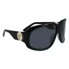 Longchamp Damen-Sonnenbrille LO736S-1 - Butterfly-Acetatrahmen mit UV400-Schutz - Glas 67mm, Steg 11mm, Bügel 125mm