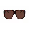 Longchamp Damen-Sonnenbrille LO736S-230 - Havanna-Acetatrahmen mit braunen Gradientengläsern, 67/11/125 mm