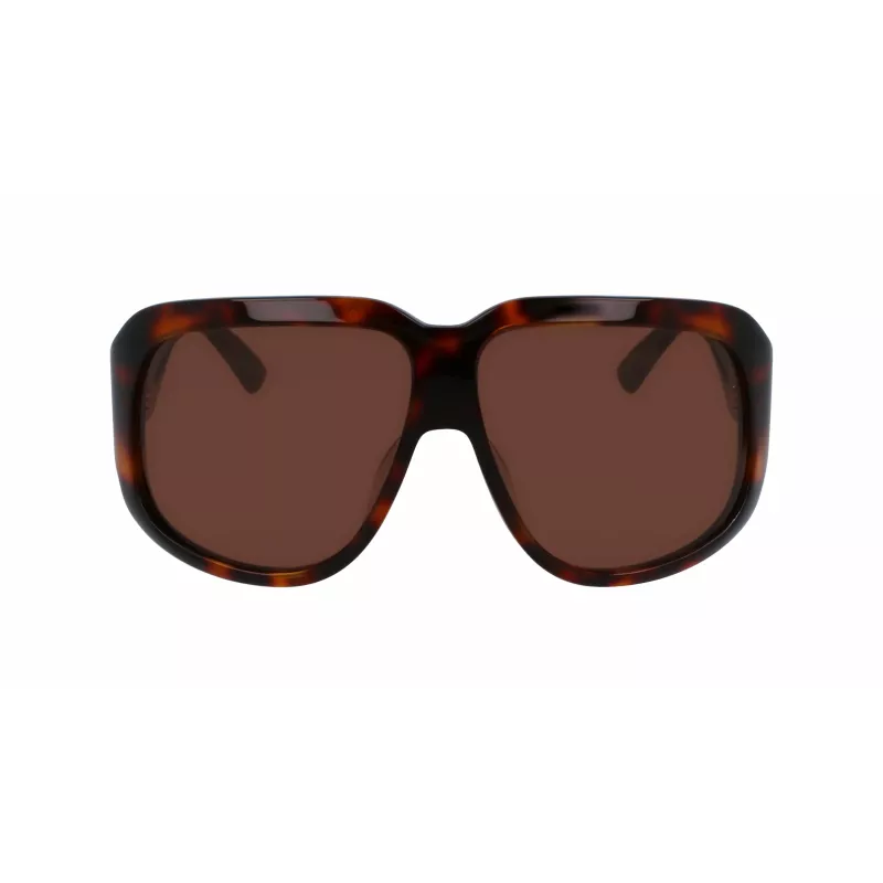 Longchamp Damen-Sonnenbrille LO736S-230 - Havanna-Acetatrahmen mit braunen Gradientengläsern, 67/11/125 mm