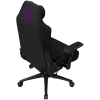 LORGAR CHA41 Ergonomischer Gaming-Stuhl Advanced, Premium Anti-Stain Stoff, Schwarz/Lila