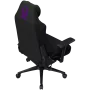 LORGAR CHA41 Ergonomischer Gaming-Stuhl Advanced, Premium Anti-Stain Stoff, Schwarz/Lila
