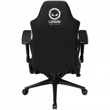 LORGAR CHA41 Ergonomischer Gaming-Stuhl Advanced, Premium Anti-Stain Stoff, Schwarz/Weiß