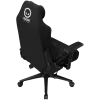 LORGAR CHA41 Ergonomischer Gaming-Stuhl Advanced, Premium Anti-Stain Stoff, Schwarz/Weiß