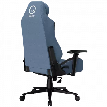 LORGAR CHA41 Ergonomischer Gaming-Stuhl Advanced, Premium Anti-Stain Stoff, Blau