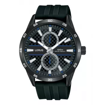 Lorus Herren Quarz Analog Uhr R3A43AX9 - Blaues Zifferblatt, Edelstahlarmband, 43mm