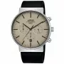 Lorus Herren Quarz Analog Uhr RT381GX9 - 43mm Edelstahl Armband, Schwarzes Zifferblatt, 100m Wasserdichtigkeit