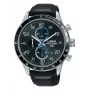 Lorus RM341EX9 Herren Quarz Analoguhr 45mm Edelstahl Schwarz Silikon