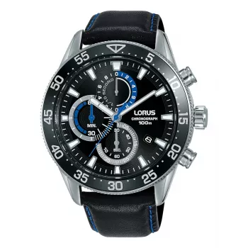Lorus RM343FX9 Herren Analog Quarzuhr 45mm Edelstahl Blaues Zifferblatt