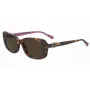 LOVE MOSCHINO Damen-Sonnenbrille MOL060S05L557 - Havanna-Acetatrahmen, braune Polycarbonatgläser, 55/14/145 mm